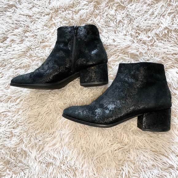 Shimmery Suede Vagabond Bootie - Picture 2 of 3